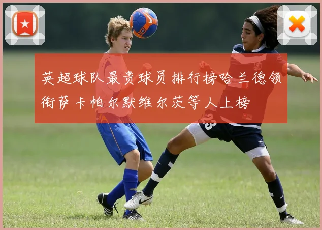 英超球队最贵球员排行榜哈兰德领衔萨卡帕尔默维尔茨等人上榜